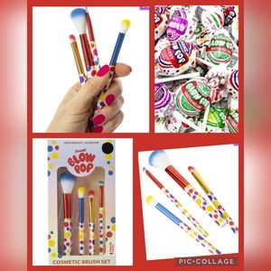 Charms blow pop cosmetic brush set 4-piece